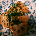 ぁいマァ's cooksnap of when they made 蓮根の磯辺焼き.
