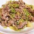saki999's cooksnap of when they made キャベツと豚肉の10分時短炒め.