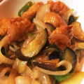 ともまみぃ's cooksnap of when they made 簡単！茄子の黒酢餡かけ#唐揚げリメイク.