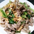 ホソニャン's cooksnap of when they made 豚肉とキクラゲの玉子炒め.