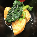 カメ姫☆'s cooksnap of when they made レンジで5分小松菜と魚河岸あげの煮物.