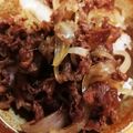 mykn23's cooksnap of when they made 我が家の牛丼 ♪.