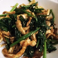tkiriba's cooksnap of when they made 簡単副菜♪ほうれん草・油揚げ炒めナムル.