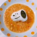 優chan57's cooksnap of when they made 離乳食でスヌーピーお誕生日プレート.