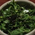 なるミーコ's cooksnap of when they made 春菊のりごま和え.