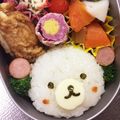 Chaaa_room's cooksnap of when they made テディベア♡くまちゃんおにぎり＊キャラ弁.