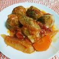 yorimin's cooksnap of when they made 冷凍肉だんごの、チーズ、トマト煮込み！.