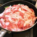 eriii39's cooksnap of when they made 豚ばらの蒸し野菜とじ【冷蔵庫整理】.