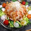もりはん's cooksnap of when they made 刺身サーモン☆中華サラダ.