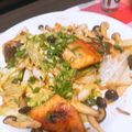 おおあゆ's cooksnap of when they made 鮭と春キャベツのソテー☆バター醤油☆.