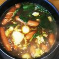 ゆうかぴょんぴょん's cooksnap of when they made 残ったカレーをリメイク☆あったかカレー鍋.