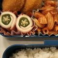 ぐぅのすけ's cooksnap of when they made レンジで簡単＊おくらのハムチーズ巻き.