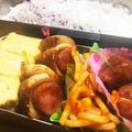 14basket's cooksnap of when they made ウインナーのちくわ巻き♪お弁当や行楽に♪.