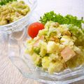 runa10's cooksnap of when they made ☆アボカドとクルミのポテトサラダ☆.