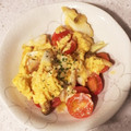 ☆ゆみよ☆'s cooksnap of when they made 鶏がらで！ミニトマトと長ねぎのみそ卵炒め.
