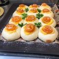 ちろはな's cooksnap of when they made りんごの薔薇クリームパン.