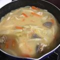 cheriem's cooksnap of when they made 簡単絶品・サツマイモで作る豚汁.