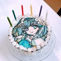 クックKRPQ0T☆'s cooksnap of when they made ドーン！とアンパンマンのキャラデコケーキ.
