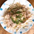 」りふ's cooksnap of when they made レンジで簡単♬豚もやしのおろしポン酢.
