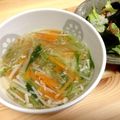 いちごスロータクシー's cooksnap of when they made 生姜入り春雨スープ.