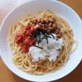 ayakaL7's cooksnap of when they made 料理男子の納豆キムチスパゲティ.