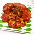 まぶたん's cooksnap of when they made ナゲットのケチャップ・ソース炒め♪.