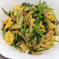 こむぎぱくぱく's cooksnap of when they made 豆苗のオイスター＆カレー粉炒め.
