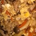 まゆまルイ's cooksnap of when they made 豚＆玉ねぎ＆しめじの卵とじ丼☆.