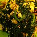 SAoAm's cooksnap of when they made 春菊のお浸しひと工夫！.