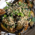 大阪のちゃーちゃん's cooksnap of when they made 簡単！ナスと鶏皮の炒め物.