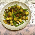 手作りマシェリ's cooksnap of when they made さつまいもと挽肉とにらのカレー炒め.