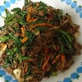 ｽｶｲﾌｨｯｼｭ☆'s cooksnap of when they made 牛肉と春菊の炒め煮.