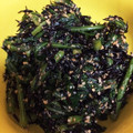 みりん調味料's cooksnap of when they made 春菊とひじきのごま和え.