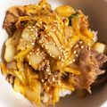 ばやし's cooksnap of when they made 管理栄養士のキムチの素で簡単豚キムチ丼.