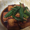 ひろはるきママ's cooksnap of when they made 簡単☆厚揚げとオクラの煮物.