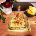 mizukii904's cooksnap of when they made 牡蠣とほうれん草の豆乳白味噌グラタン.