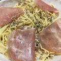 クックZBW05K☆'s cooksnap of when they made 生ハムとしらすのパスタ.