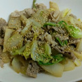 kictak's cooksnap of when they made 白菜と豚こまの味噌炒め.