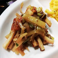 まきん家's cooksnap of when they made 大根の皮としめじの金平.