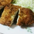 main73's cooksnap of when they made チーズチキンかつ.