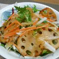 もりはん's cooksnap of when they made 根菜と春菊のサラダ.