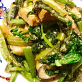 sjhappy's cooksnap of when they made 厚揚げとコマツナのごまみそ炒め.