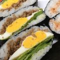 yummy?'s cooksnap of when they made 栄養満点☆甘辛肉のおにぎらず.