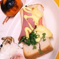 choco831's cooksnap of when they made 貝割れとハムのチーズトースト.