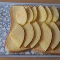 きらり流れ星's cooksnap of when they made 簡単リンゴトースト.