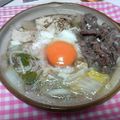 みのちっ's cooksnap of when they made 大好評の具沢山、すき焼きうどん.
