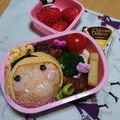 かずくんmama's cooksnap of when they made プリンセス大好き☆シンデレラ☆キャラ弁♪.