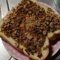 ポポポポポフィ〜♡'s cooksnap of when they made 紅茶の香りも！きなこセサミのトースト★゛.