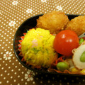 龍青空ママ's cooksnap of when they made かぼちゃのハムマヨ☆茶巾.