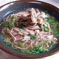 ぼのつま's cooksnap of when they made セリととろろ昆布の温かいお蕎麦.